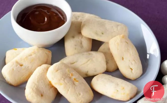 Citrus Trio Manteiga Mergulhando Biscoitos