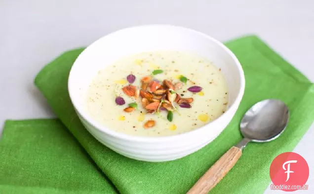Sopa De Alho-Poró De Couve-Flor