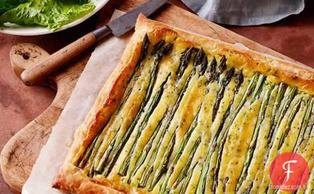 Torta De Aspargos Da Primavera
