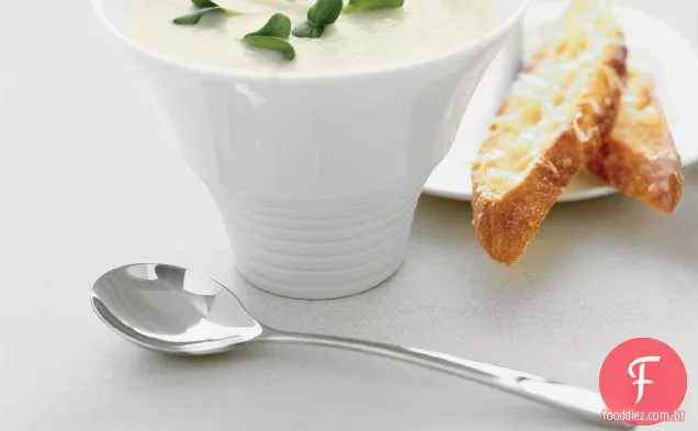 Sopa de Sunchoke e couve-flor
