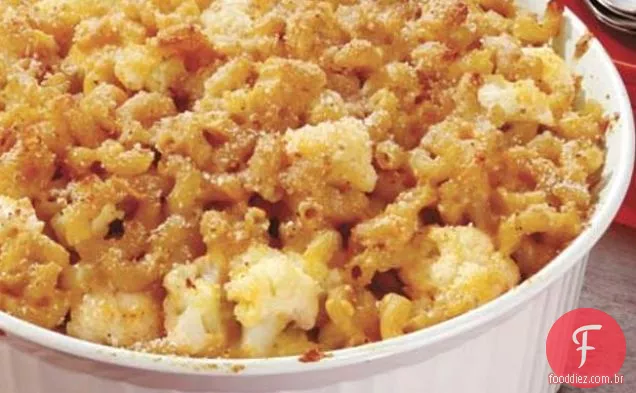 Mac Assado E Queijo Com Couve-Flor