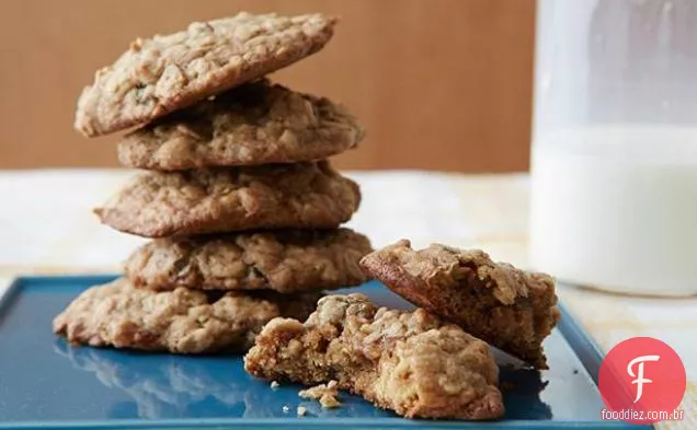 Biscoitos De Aveia Carregados-Passas