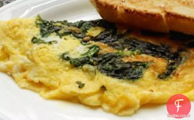 Omelete Espinafre Bebê