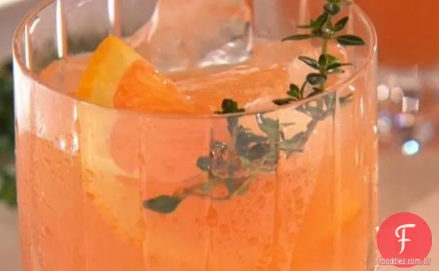Erva e laranja Negroni