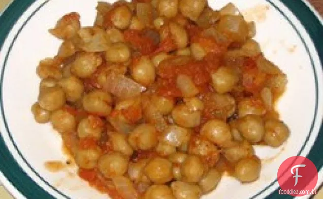 Paquistanês Picante Grão De Bico