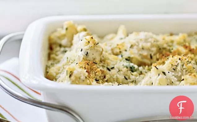 Gratinado de couve-flor com Gruyère