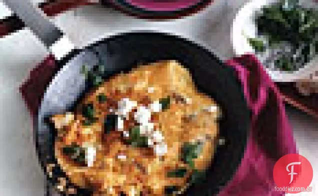 Couve-flor e omelete Feta