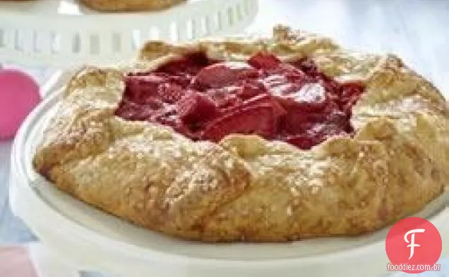 Morango-Ruibarbo Galette