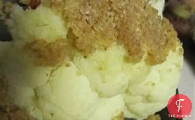 Couve-Flor Inteira Assada