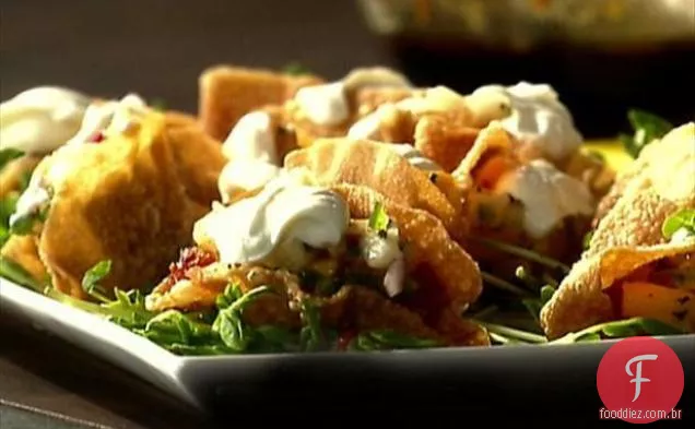 Johnny Garlic's Ahi Won Tacos
