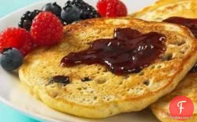 Pb e J rodaram panquecas de aveia