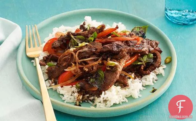 Carne De Hortelã Picante