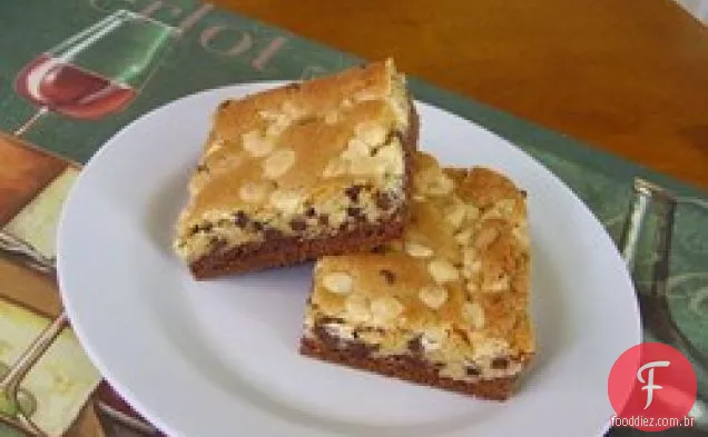 Brownies preto e branco ricos