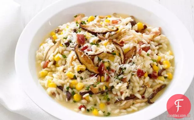Risoto De Milho-Cogumelo