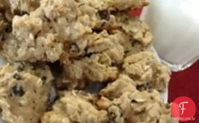Biscoito De Passas De Aveia Com Baixo Teor De Açúcar