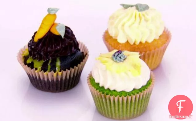Cupcake De Azeite De Espinafre