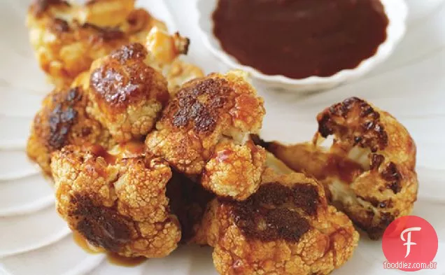 Couve-Flor Assada Com Molho De Churrasco Indiano