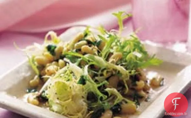 Feijão Flageolet E Salada Frisee