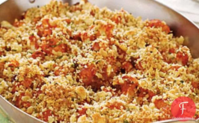Couve-Flor Refogada, Tomate, Pinhões E Açafrão