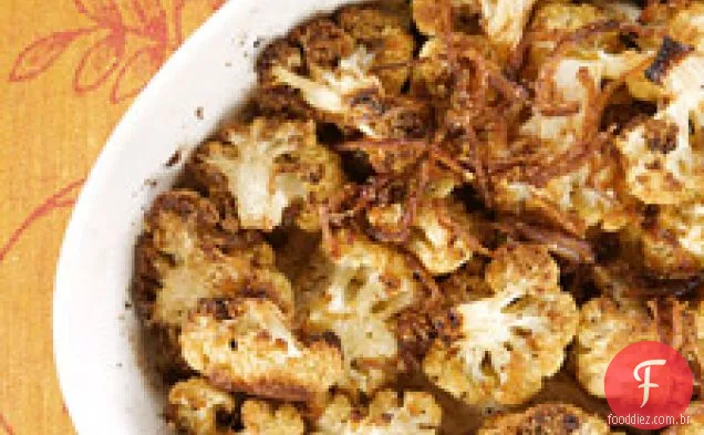 Couve-flor torrada com cardamomo