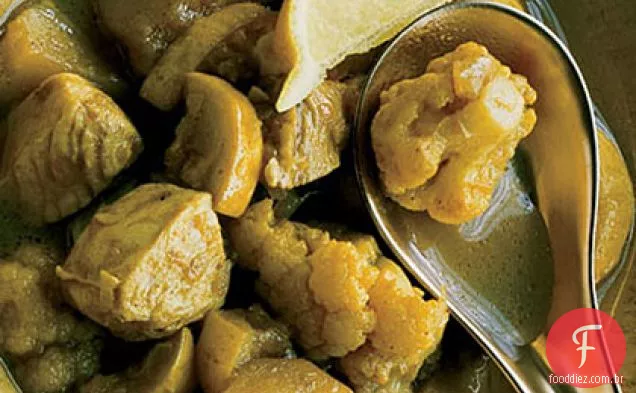Curry de frango com abóbora