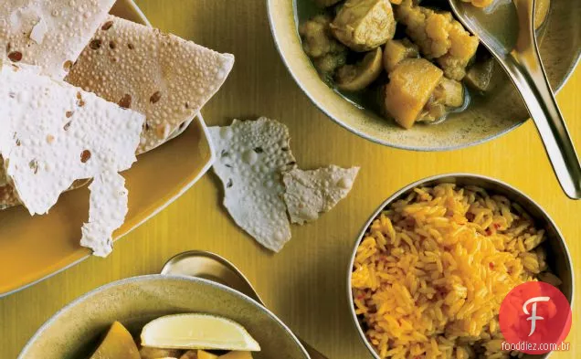 Curry de frango com abóbora