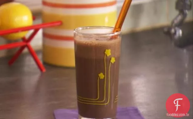 Smoothie de chocolate e Banana