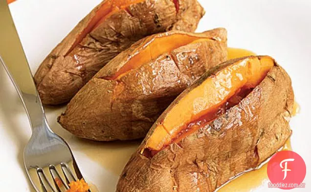 Batata-Doce Assada Com Manteiga De Bordo