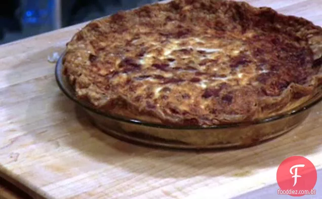 Quiche Dobro Dobro Do Queijo Do Bacon