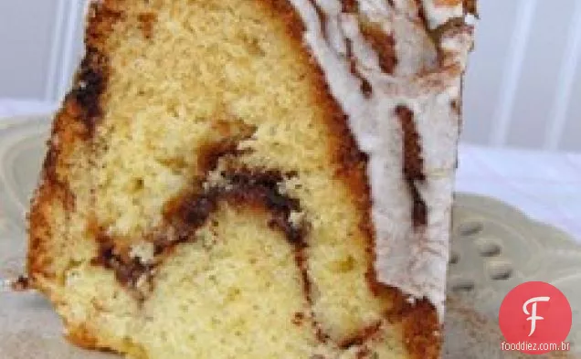 Bolo De Café Bundt Com Redemoinho De Canela