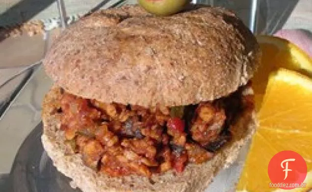 Churrasco Tempeh Sanduíches