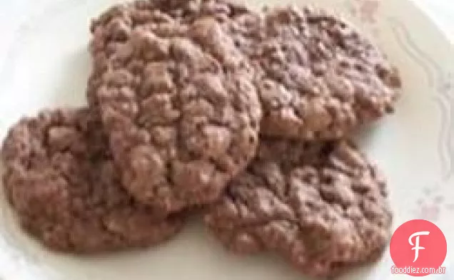 Biscoitos De Aveia Com Chocolate