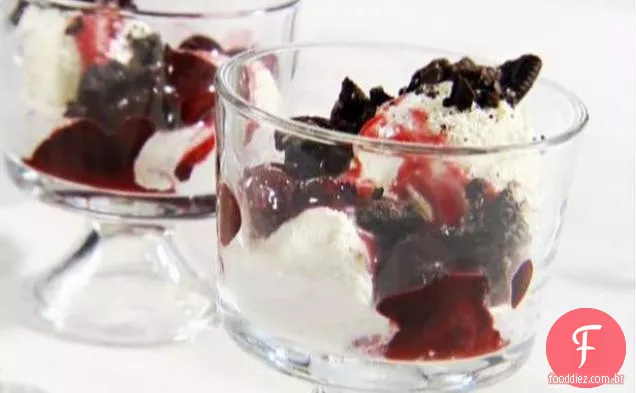 Cerejas Jubileu Sorvete Parfaits