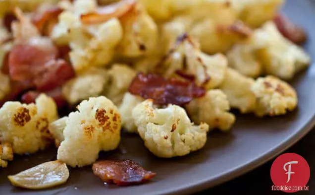 Receita De Couve-Flor Assada Com Bacon E Alho