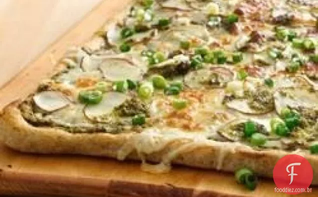 Potato Pesto Pizza