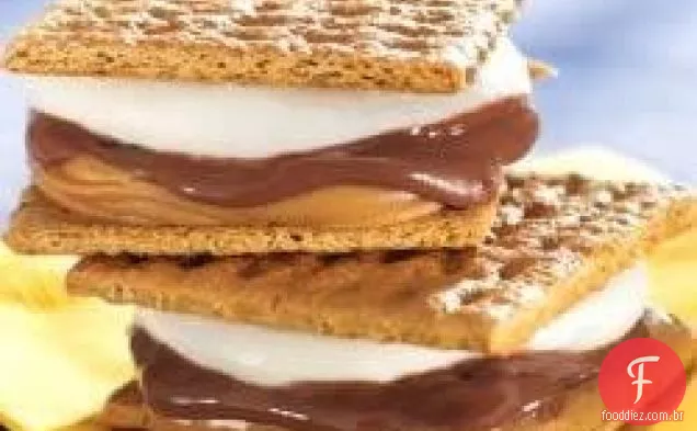 Microondas Manteiga De Amendoim S'Mores