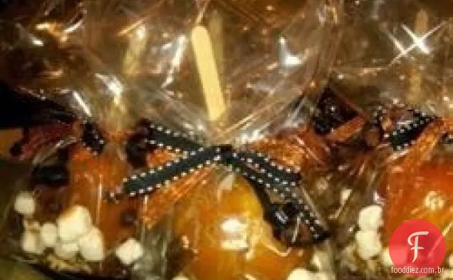 Rocky Road Caramel Apples