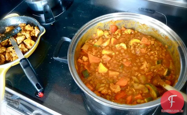 Lentilhas De Coco Curried