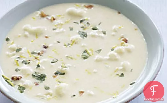 Sopa De Cheddar E Couve-Flor