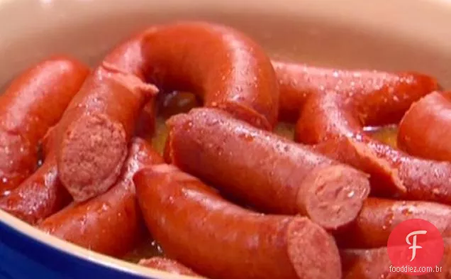 Kielbasa estilo Filadélfia com Erva-Doce Kraut e pimentas