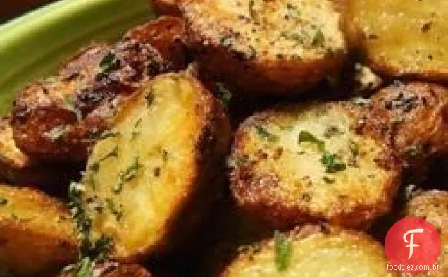 Batatas Vermelhas Novas Assadas