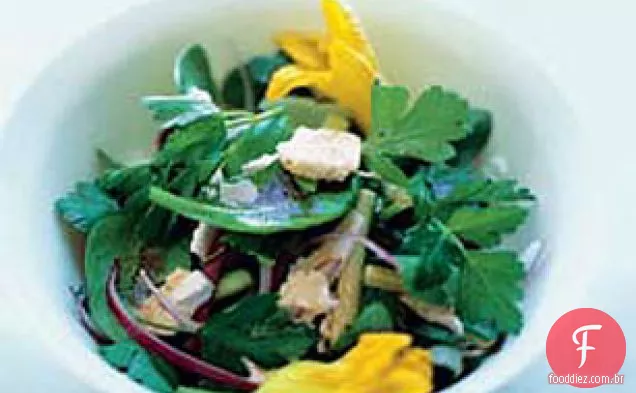 A salada em tempo de silêncio de Michele