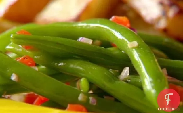 Salada De Feijão Verde Alho