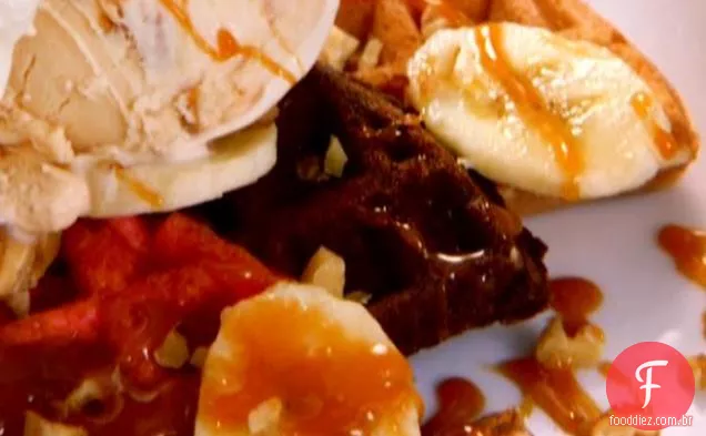 Dulce De Leche bolo Waffle