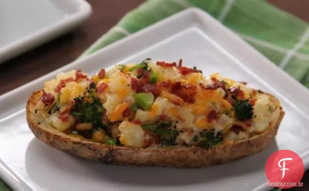 Batata assada carregada do Bobby