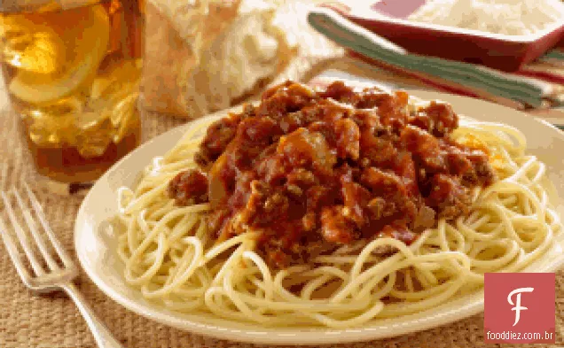 Molho de carne incrível fácil da mamãe