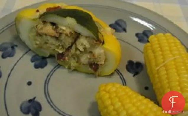 Squash Pattypan Recheado