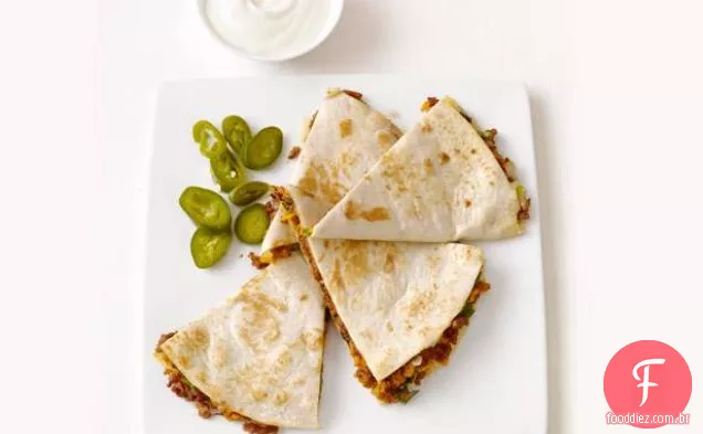 Carne De Porco-Quesadillas De Batata Doce