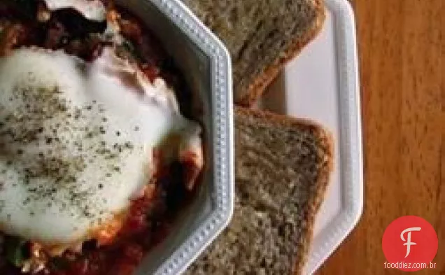 Shakshuka Prato De Café Da Manhã Do Oriente Médio