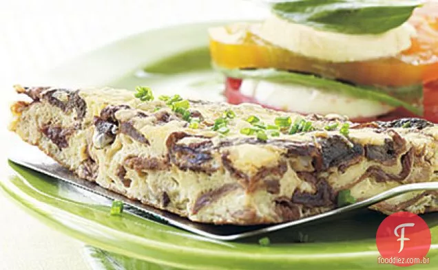 Porcini-Parmesão Frittata